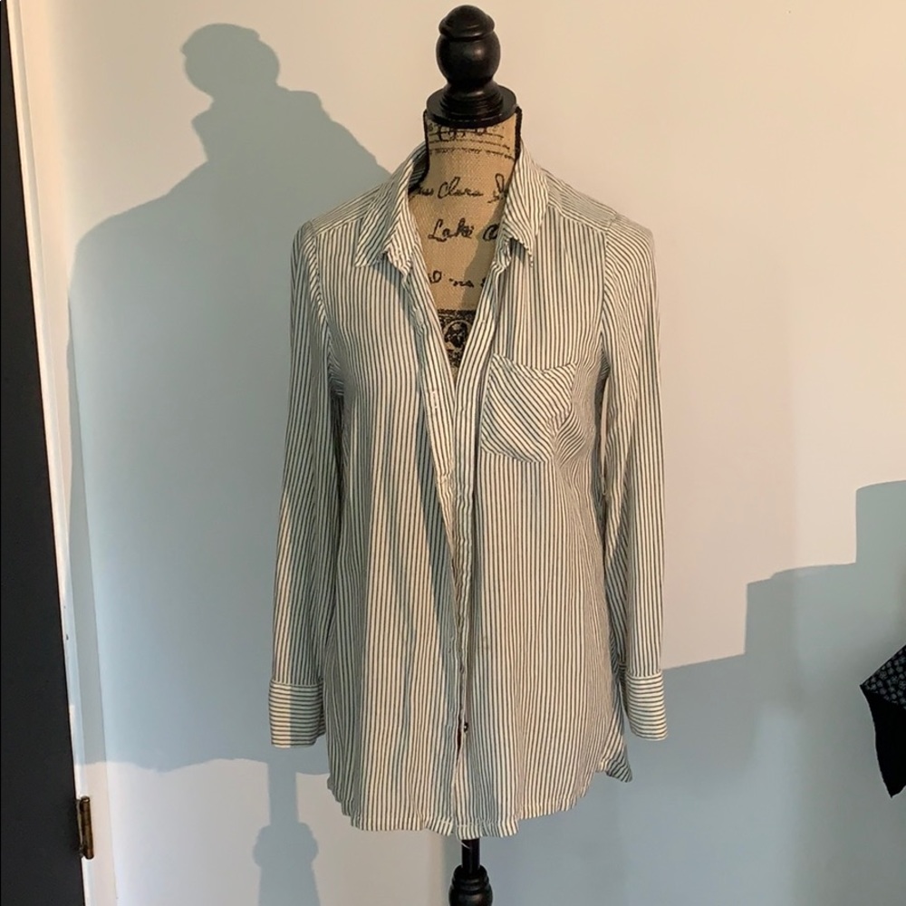 motherhood striped flannel
